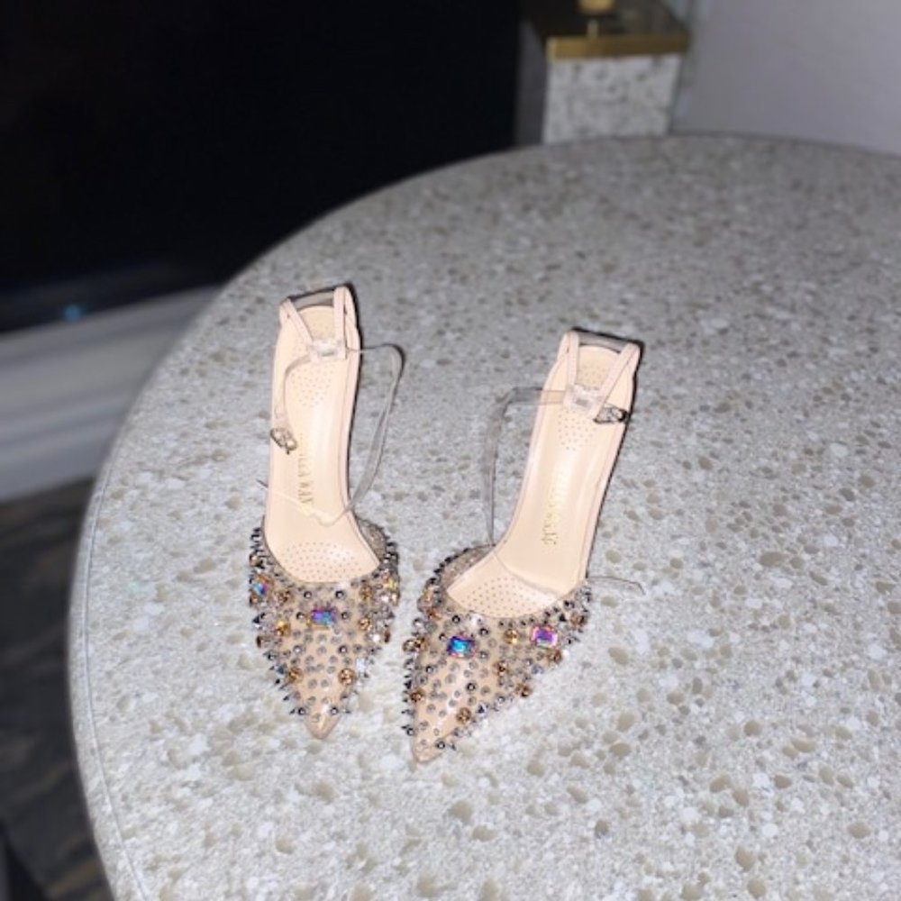 Azalea Wang Nude Popstar Jeweled Heel